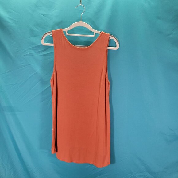 Yuni Los Angeles Orange Studded Tank Top S - Picture 6 of 8